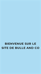 Mobile Screenshot of bulleandco.fr
